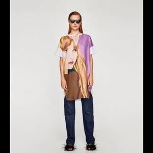 Zara printed dress (new without tags)